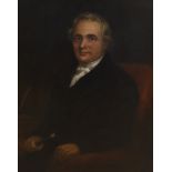 Hugh Patterson, oil on canvas, Half length portrait of Joseph Hamley, Mayor of Bodmin Town,