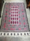A flat weave rug, 180 x 110cm