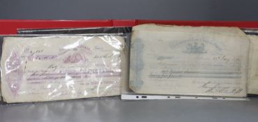 Early banknotes and payment receipts, Australia, France early Republic, Jersey States German