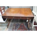 A Regency mahogany sofa table, width 102cm, depth 66cm, height 68cm