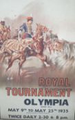 A ‘Royal Tournament’ poster 84x60cm