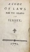 ° ° Various - A Code of Laws for the Island of Jersey - 2 copies, in English and French, one lacking