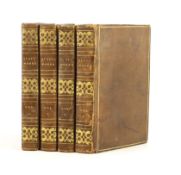 ° ° Burns, Robert - The Works, 4 vols, 12mo, contemporary straight-grained morocco, lacking