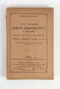 ° ° Wisden, John - Cricketers’ Almanack for 1884, 21st edition, original paper wrappers, very