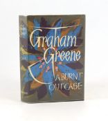 ° ° Greene, Graham - A Burnt out Case. 1st English ed. original cloth with I clipped d/j. 8vo.