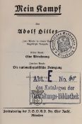 ° ° Hitler, Adolf - Mein Kampf, 8vo, blue cloth, Munich, 1930