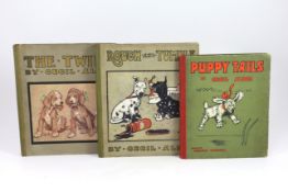 ° ° Aldin, Cecil - 3 works - Puppy Tails, 10 plates, 1912; Rough and Tumble, 24 plates, [1910] and