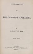 ° ° Mill, John Stuart - Considerations on Representative Government. 2nd edition. half title;