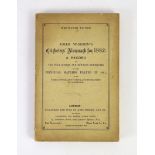 ° ° Wisden, John - Cricketers’ Almanack for 1882, 19th edition, original paper wrappers, minor