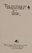 ° ° Wilde, Oscar - The Picture of Dorian Gray, 2nd edition, 8vo, quarter calf, with half title and