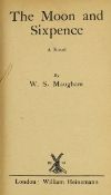° ° Maugham, William Somerset - The Moon and Sixpence, 1st edition, 8vo, quarter calf, William