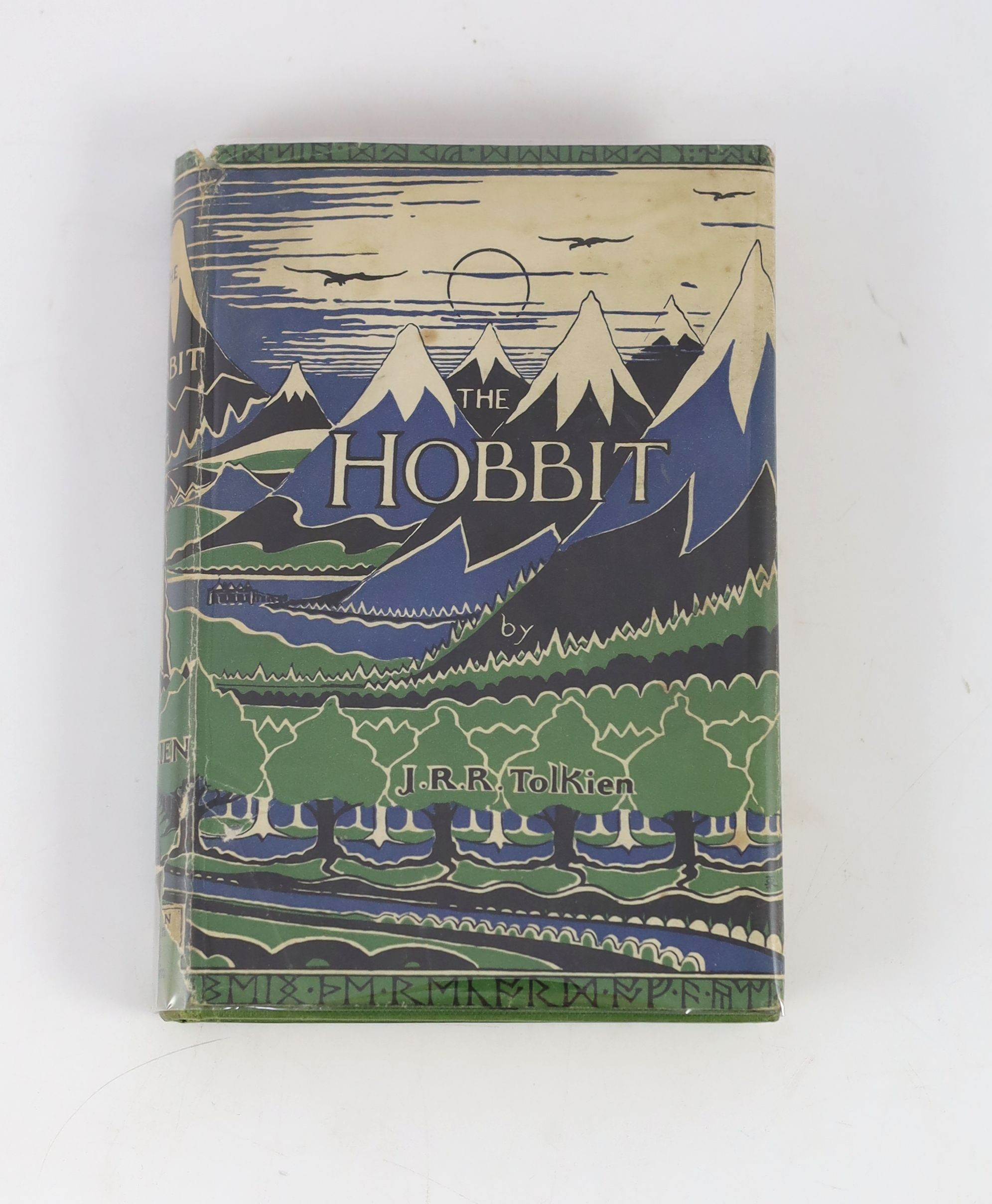 ° ° Tolkien, John Ronald Reuel - The Hobbit, 2nd edition, 9th impression, with colour - Image 3 of 5