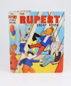 ° ° Tourtel, Mary - The Rupert Story Book, 1st edition, 4to, pictorial boards, ownership inscription