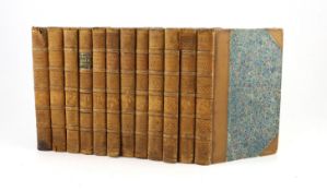 ° ° Gibbon, Edward - The History of the Decline and Fall of the Roman Empire, 12 vols, 8vo, half