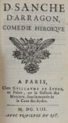 ° ° Cornielle, Pierre - Don Sanche d’Aragon, comedie heroique, 2nd edition, 12mo, later red