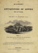 ° ° Horsfield, T.W. - The History and Antiquities of Lewes and its vicinity, 2 vols., first edition,