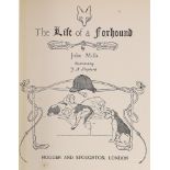 ° ° Mills, John - The Life of a Foxhound, illustrated by J.A. Shepherd, 8vo, vellum gilt, with 8
