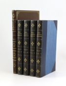 ° ° Robinson, John Martin - West Country Churches, 4 vols, 8vo, half blue morocco gilt, Bristol