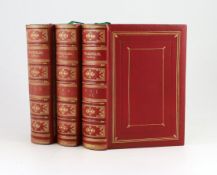 ° ° Shakespeare, William - The Works of Shakespeare, edited by Howard Staunton, 3 vols, 4to, red