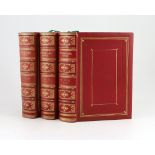 ° ° Shakespeare, William - The Works of Shakespeare, edited by Howard Staunton, 3 vols, 4to, red