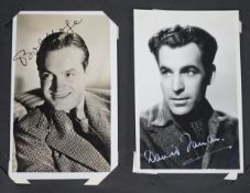 A large collection of Hollywood and British movie and music stars, 1930's to 1960's Provenance: