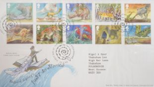 A Great Britain stamp collection in albums with decimal mint commemoratives and First Day Covers
