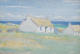 Katherine G Henderson, watercolour, Cnoc-Cuil Phail, unsigned, inscribed verso, 12 cm X 17.5 cm