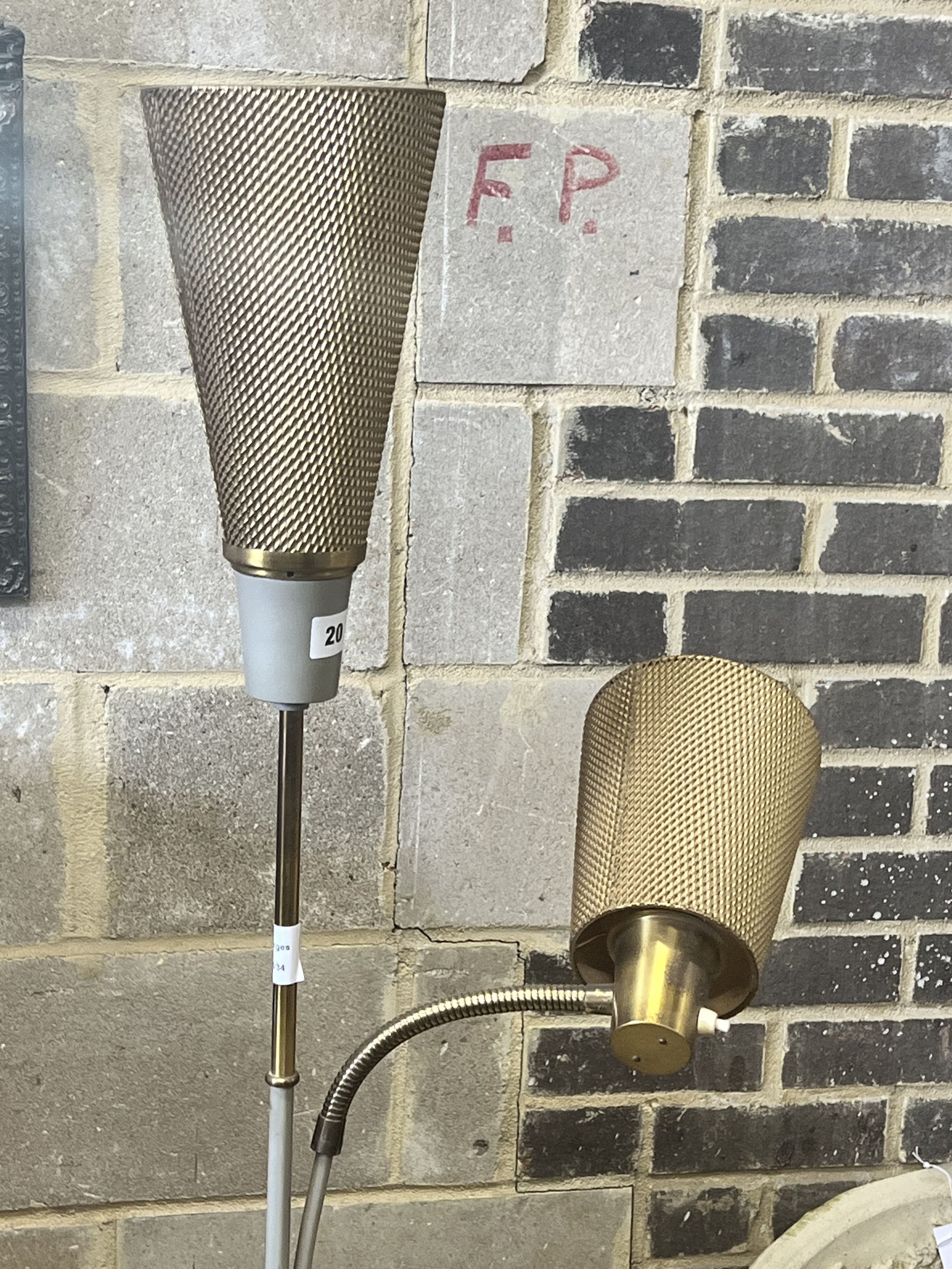 A 1950s standard lamp, height 159cm - Image 4 of 4