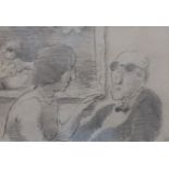 Edward Ardizzone R.A. (1900-1979) 'Argument'pencil on paperinitialled, New Grafton Gallery label