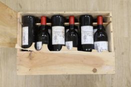 Twelve cased bottles of Chateau L'Agrange 1972