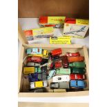 Dinky toys including 36 and 40 series, boxed 925 Leyland Dump Truck