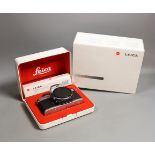 A Leica R6.2 SLR camera body with strap, serial no. 2429391, complete with box, case and