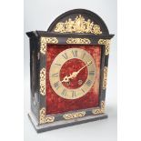 A 19th century replica of a 17th century Religieuse clock, 38cm