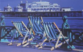 Philip Dunn (b.1945), limited edition print, ‘From Hove, Actually’, signed In pencil, 51 x 73cm