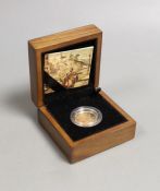 UK Royal mint 2008 gold proof sovereign, cased with certificate