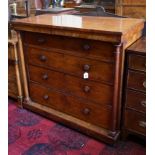A Victorian mahogany chest of drawers, width 116cm, depth 60cm, height 105cm**CONDITION REPORT**