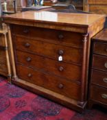 A Victorian mahogany chest of drawers, width 116cm, depth 60cm, height 105cm**CONDITION REPORT**