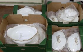 A large Maple & Co. dinner service (64 pieces)**CONDITION REPORT**PLEASE NOTE:- Prospective buyers