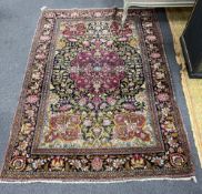 A North West Persian blue ground rug, 192 x 138cm**CONDITION REPORT**PLEASE NOTE:- Prospective