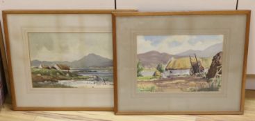 Frank Murphy (1925-1979), pair of watercolours, Views in Donegal, signed, 26 x 36cm**CONDITION