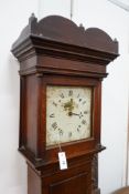 An early 19th century oak 30-hour longcase clock marked Weston, Lewes, height 199cm**CONDITION