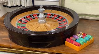 A large A.B.P. London casino roulette wheel, diameter 78cm**CONDITION REPORT**PLEASE NOTE:-