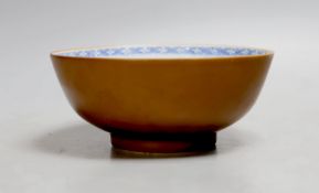 A Chinese Nanking cargo Batavia ware porcelain bowl, 16cm diameter**CONDITION REPORT**PLEASE