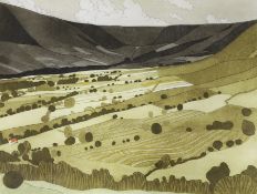 John Brunsden (1933-2014), limited edition print, Edale, signed in pencil, 143/350, overall 57 x