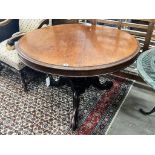 A Victorian circular mahogany breakfast table, diameter 106cm, height 71cm**CONDITION REPORT**PLEASE