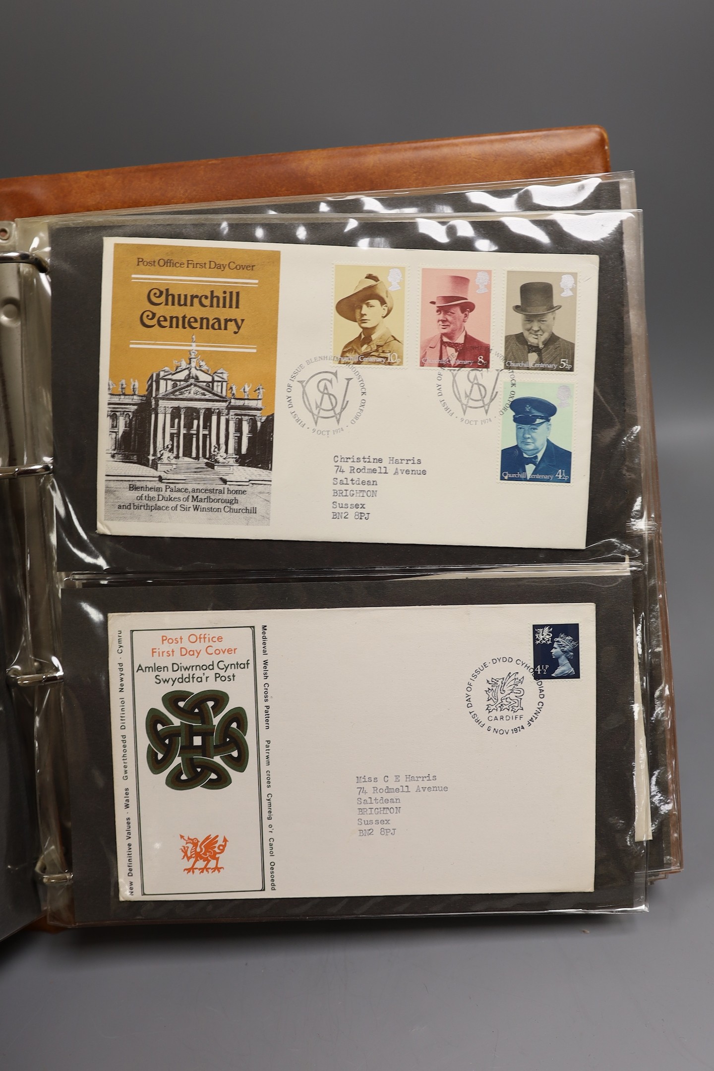 Four albums of Royal Mail and Post Office First Day Covers and other QEII stamps and covers - Image 7 of 7