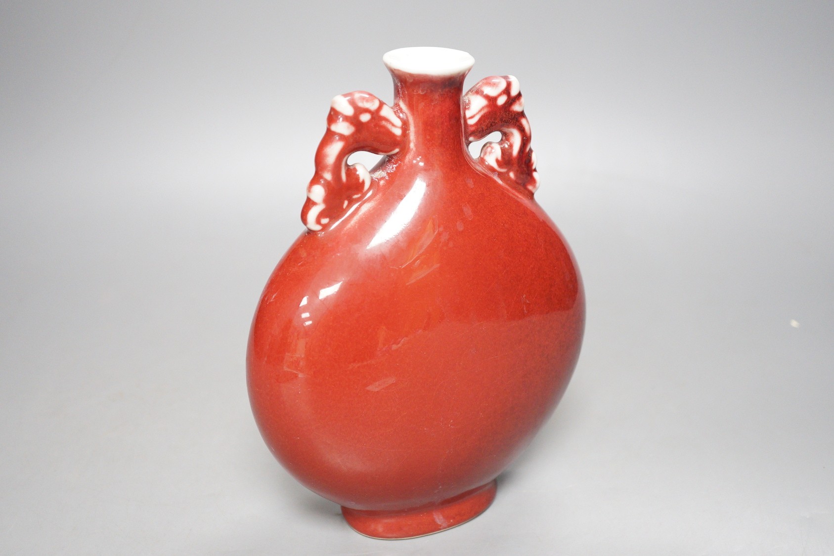 A Chinese sang de boeuf moonflask, 20.5cm - Image 3 of 4