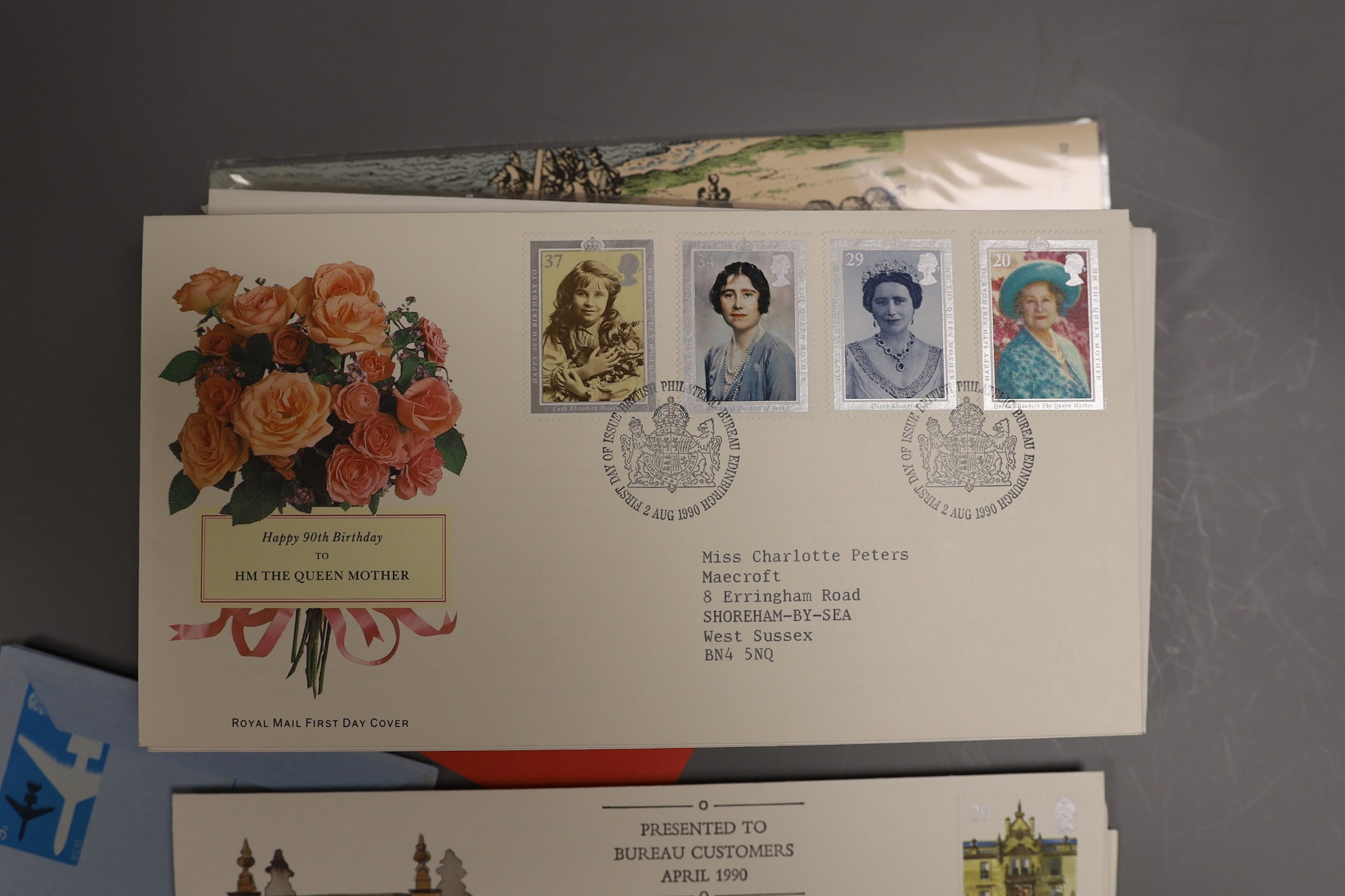 Four albums of Royal Mail and Post Office First Day Covers and other QEII stamps and covers - Image 2 of 7