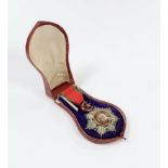 A cased Order of Medjidie, Ottoman- Turkish.