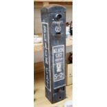A Black Cat cigarette vending machine, 76cm